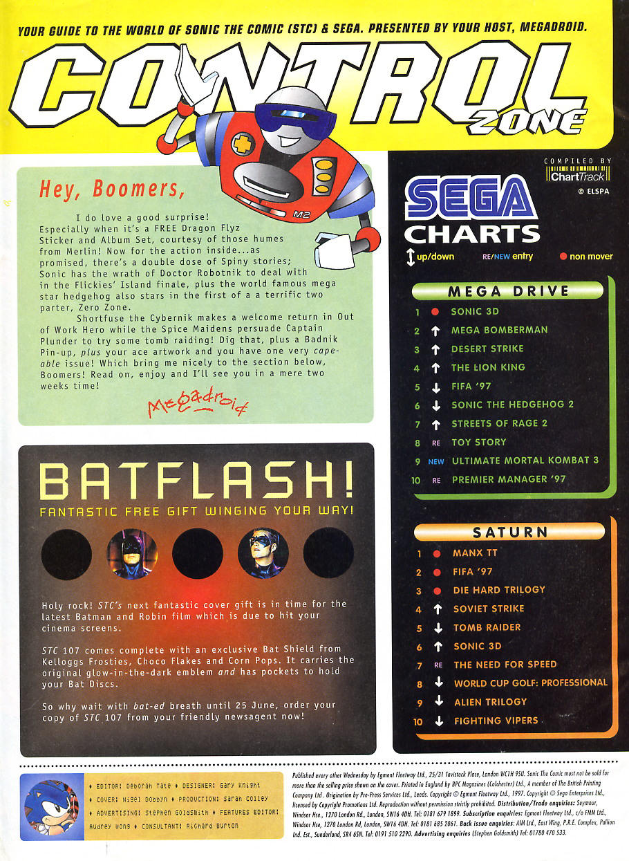 Sonic - The Comic Issue No. 106 Page 1